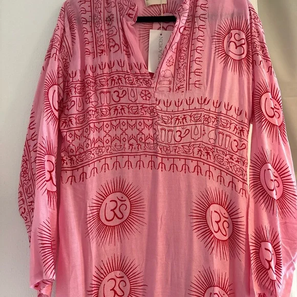 Elegant Pink Maxi Dress - Picture 2 of 8